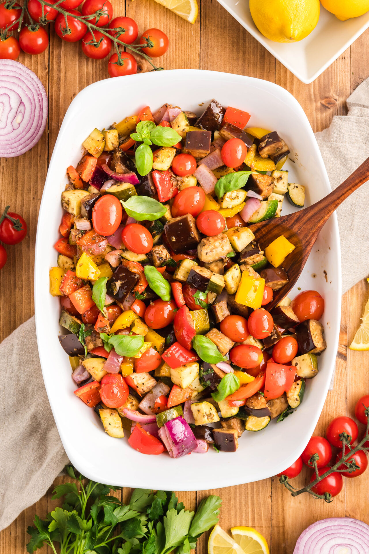 Mediterranean Roasted Vegetables - Recipe photo by mealstreetkitchen