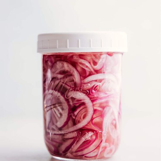 Pickled Red Onion Recipe - Recipe photo by chelseasmessyapron