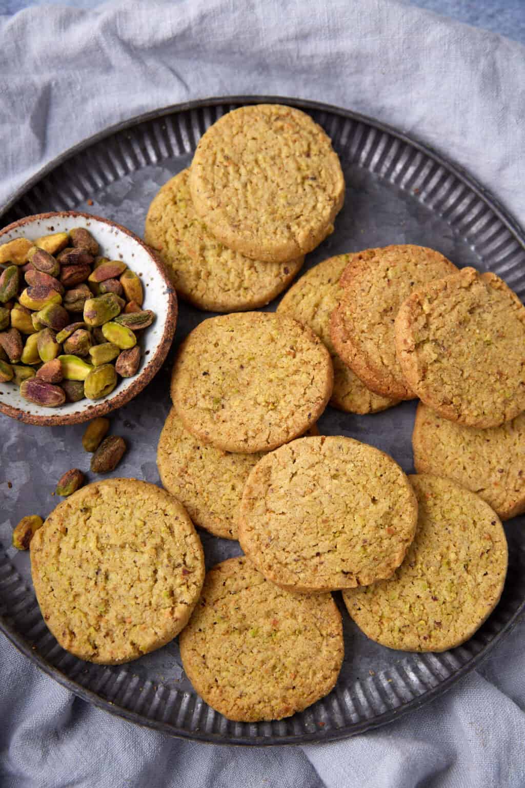 Pistachio Shortbread Cookies - Recipe photo by Barbara Curry