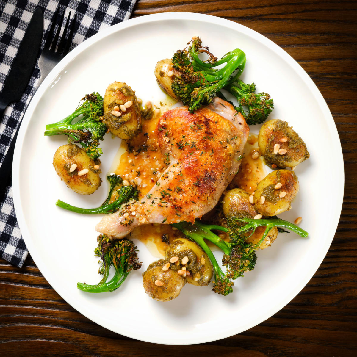 Roasted Chicken Legs - Recipe photo by Brian Jones