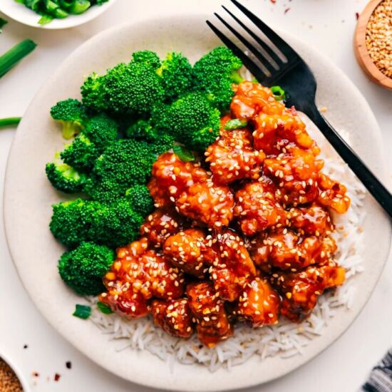 Panda Express Orange Chicken - Recipe photo by chelseasmessyapron