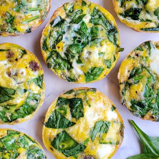 Easy Make Ahead Egg Muffins - Recipe photo by Thriving Gluten Free