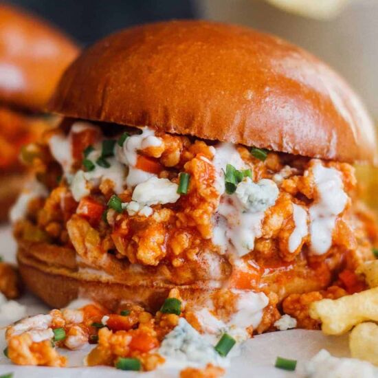 Buffalo Chicken Sloppy Joes - Recipe photo by Easy Chicken Recipes