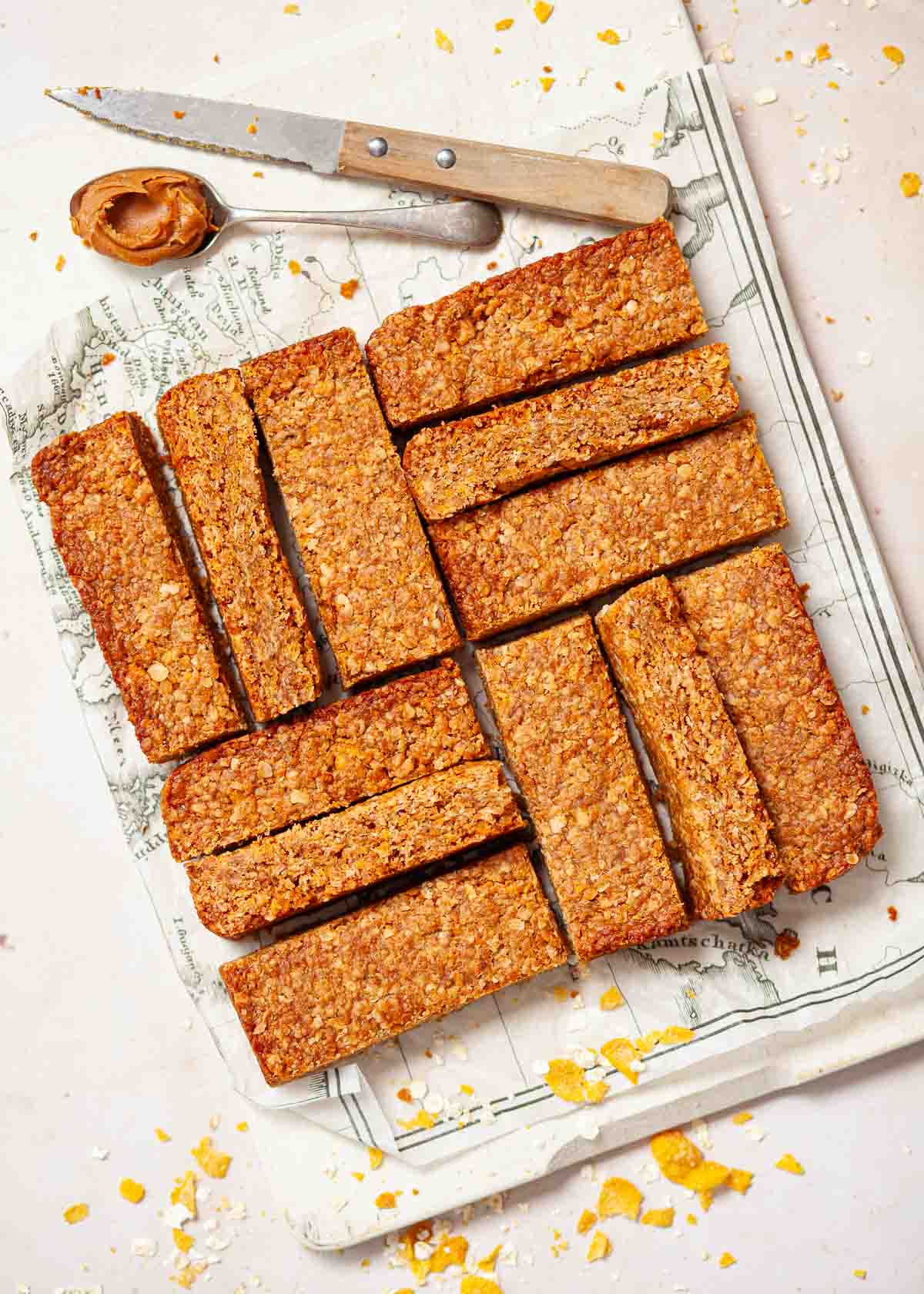 Cornflake Flapjack with Biscoff - Recipe photo by Jane-LittleSugarSnaps