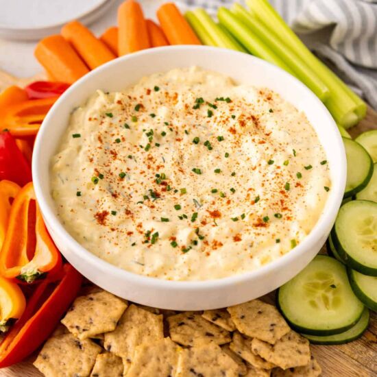 Deviled Egg Dip - Recipe photo by livingchirpy