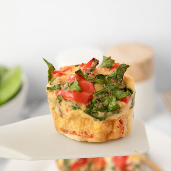 Feta Spinach Egg Muffins - Recipe photo by livingchirpy