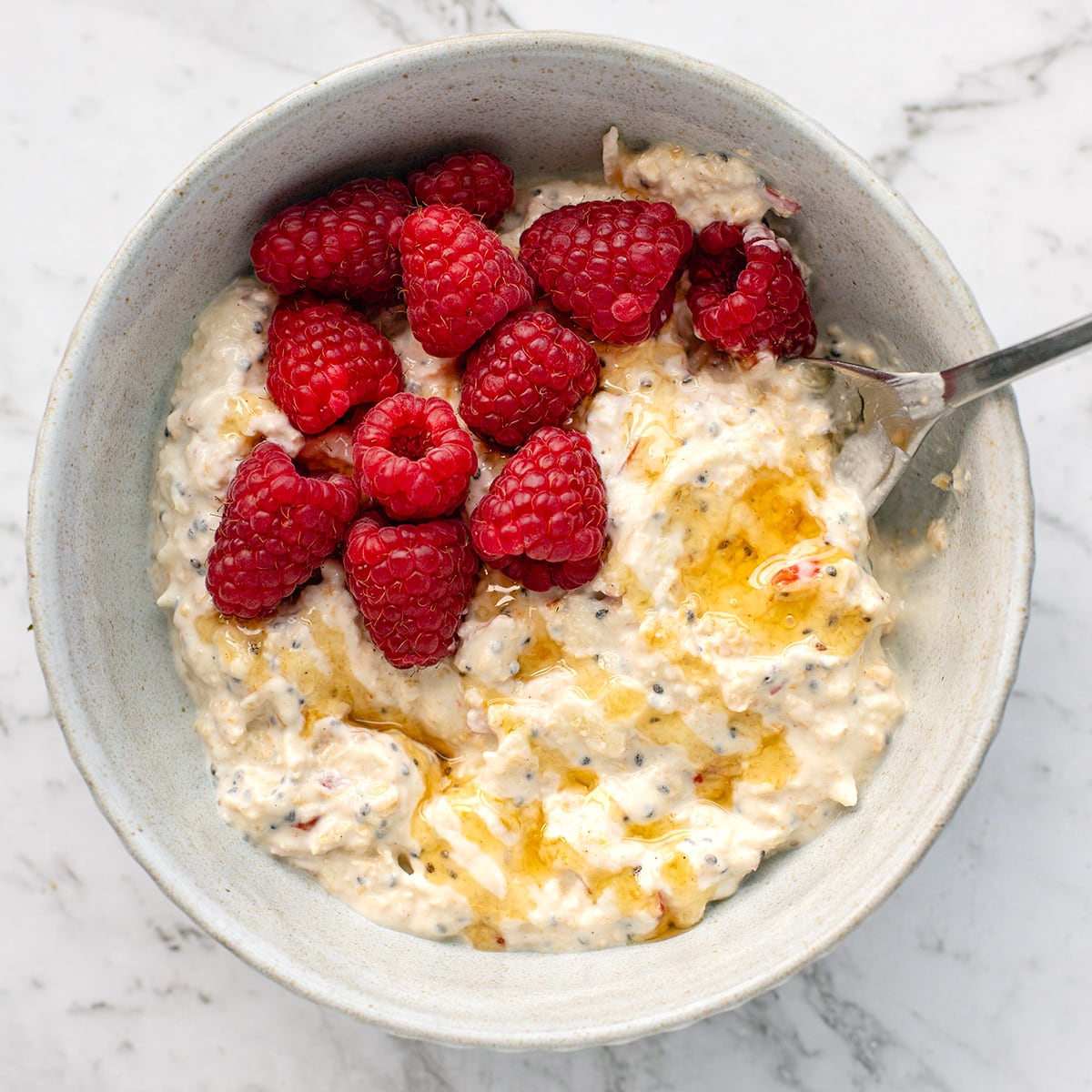 High-Protein Bircher Muesli - Recipe photo by IrenaMacri