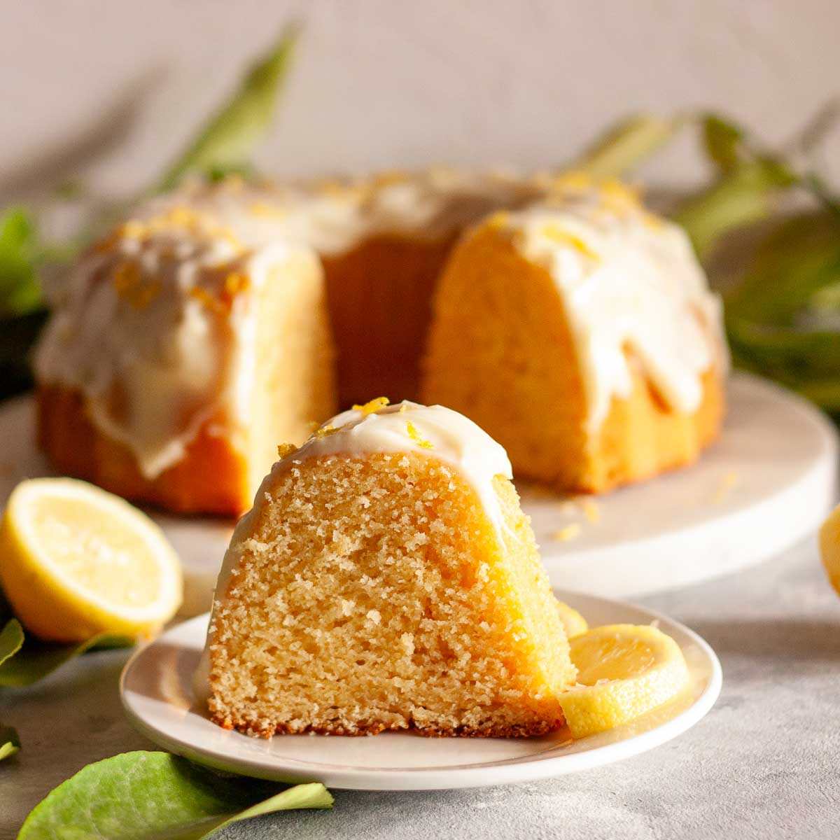 Lemon Bundt Cake with Glaze - Recipe photo by Pastry Wishes