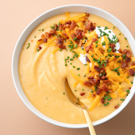 Instant Pot Potato Soup - Recipe photo by peasandcrayons