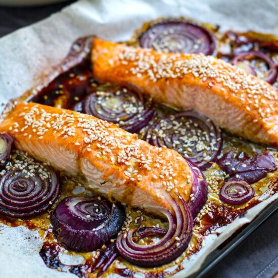 Orange Teriyaki Baked Salmon - Recipe photo by IrenaMacri