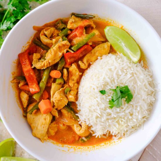 Thai Red Chicken Curry - Recipe photo by Fresh Cup of Joy