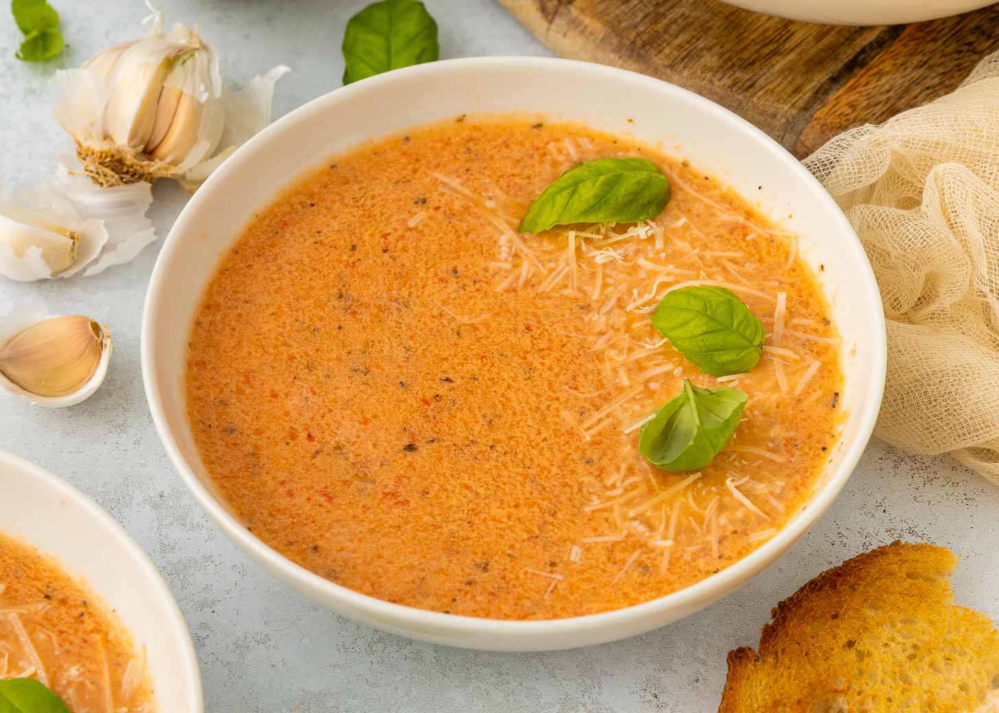 Roasted Red Pepper and Tomato Soup - Recipe photo by pumpkinnspice