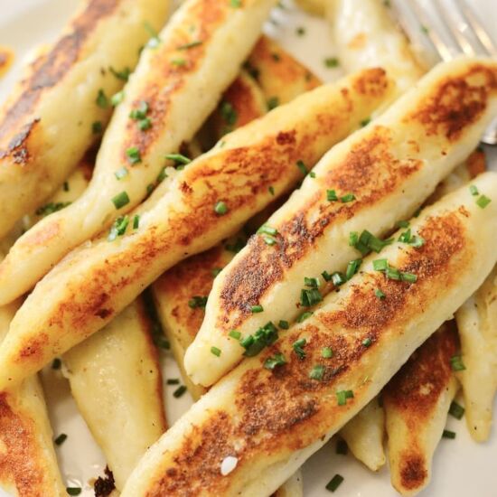 Traditional German Potato Noodles - Recipe photo by ourgabledhome