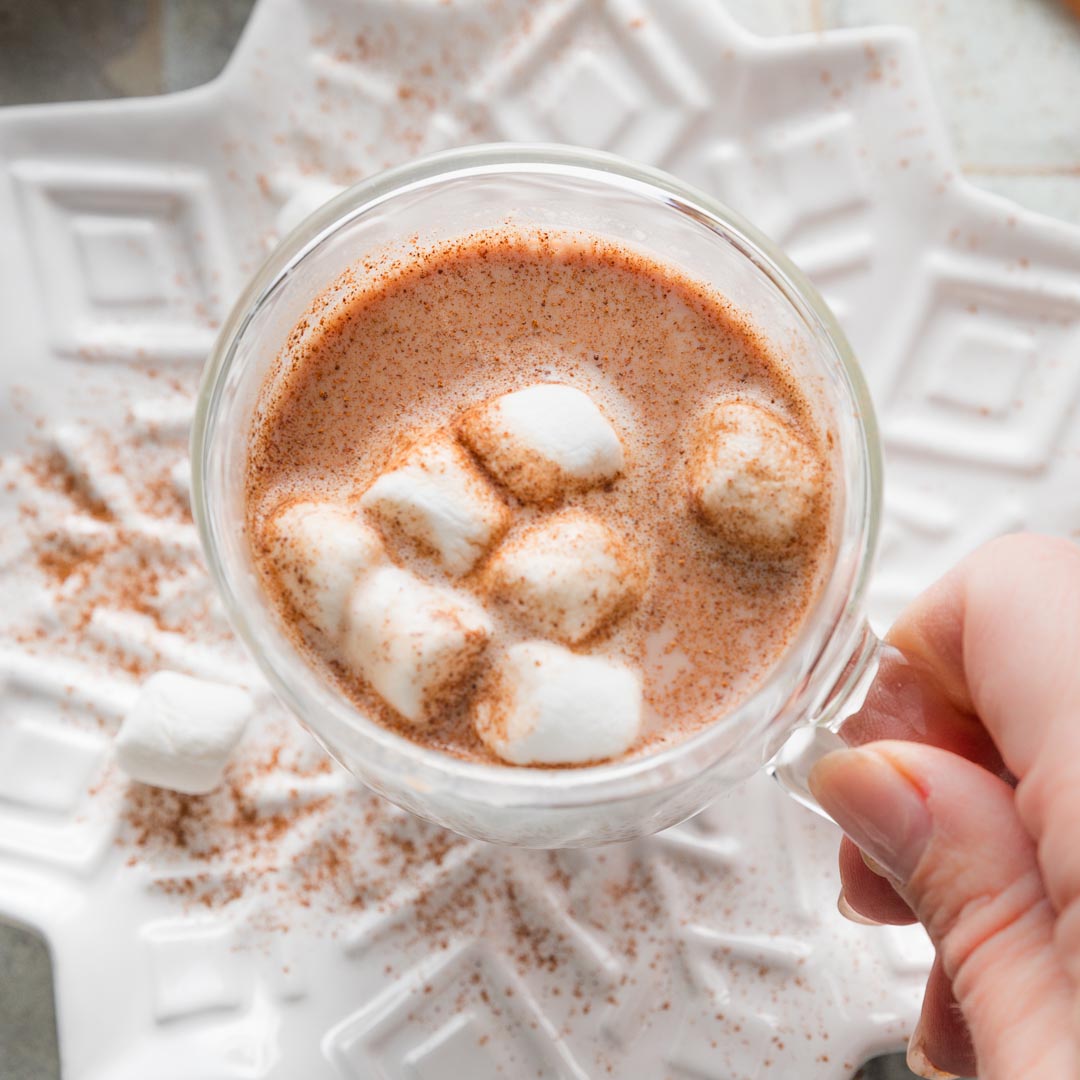 Less Sweet Hot Cocoa - Recipe photo by nourishandfete