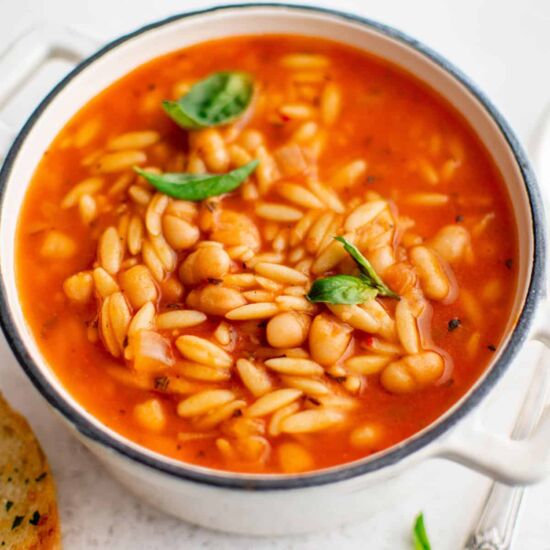 Tomato Orzo Soup - Recipe photo by TheSaltyMarshmallow