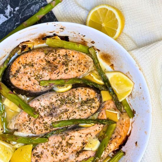 Easy Trout Steak Dinner - Recipe photo by Delicious Destinations