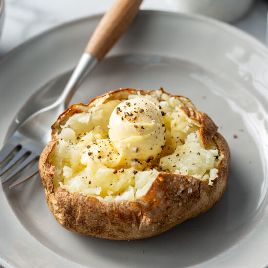 Air Fryer Baked Potatoes - Recipe photo by Savingroomfordessert