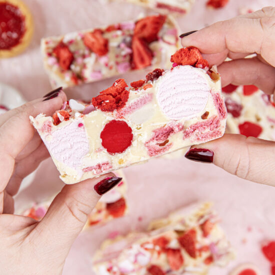 Valentine's Day Rocky Road - Recipe photo by spicyicecream