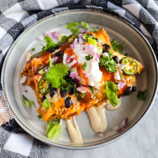Easy Cheesy Enchiladas - Recipe photo by the_happy_veg
