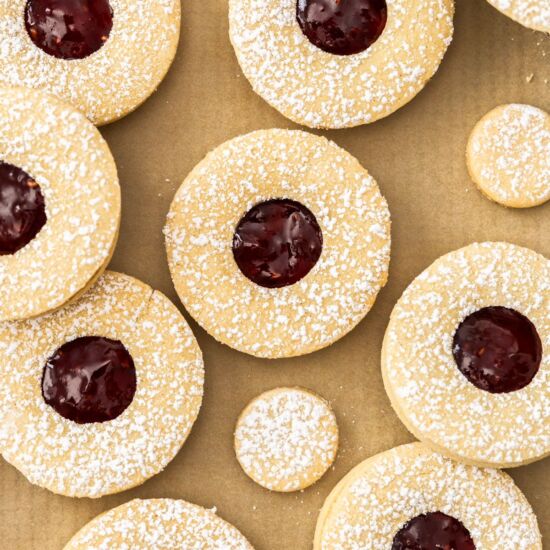Gluten-Free Jam Shortbreads - Recipe photo by itsnotcomplicatedrecipes