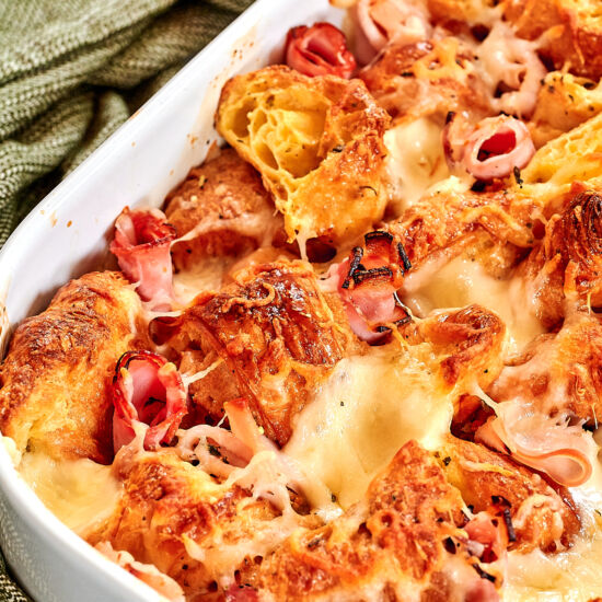 Ham and Cheese Croissant Breakfast - Recipe photo by thefoodieblogger.recipes