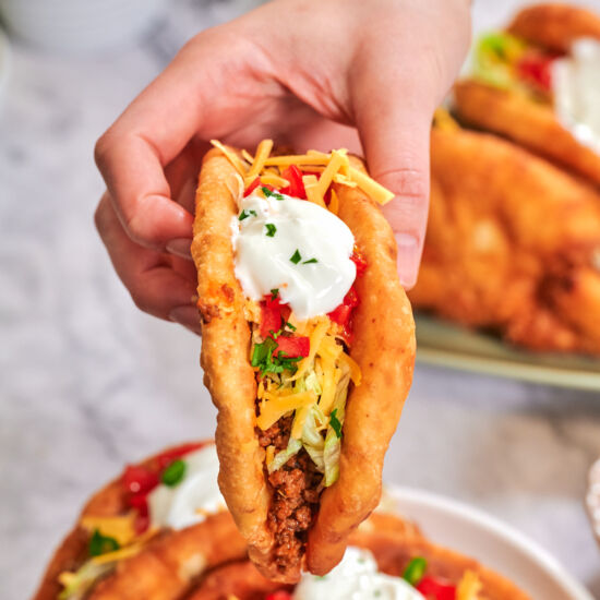 Homemade Taco Bell Chalupa - Recipe photo by thefoodieblogger.recipes