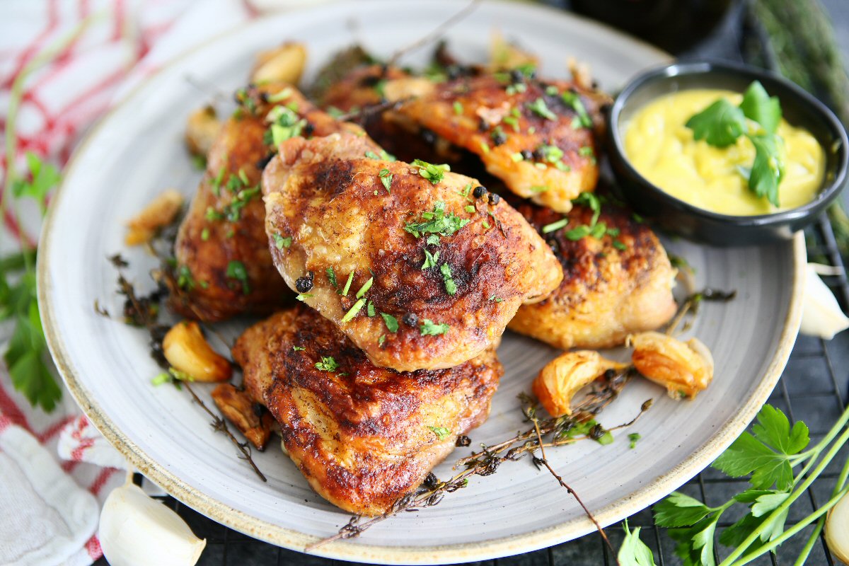Salt Roast Chicken - Recipe photo by angiesrecipes