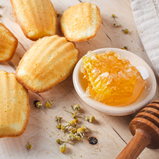 Chamomile and Honey Madeleines - Recipe photo by TheSiftedField2