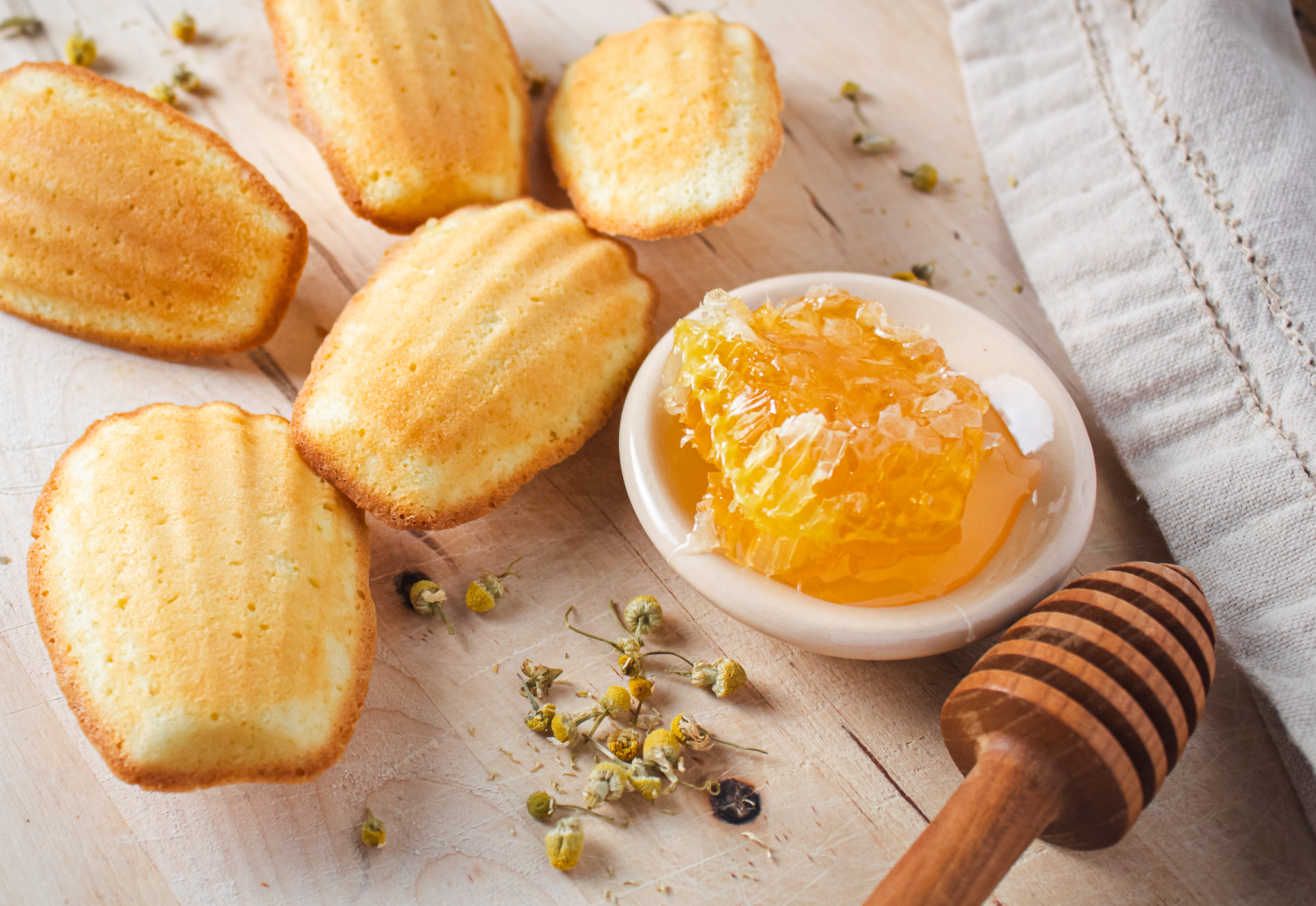 Chamomile and Honey Madeleines - Recipe photo by TheSiftedField2