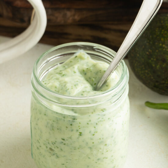 Jalapeño Ranch Dressing - Recipe photo by TheDeliciousSpoon
