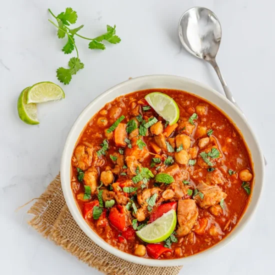 High Protein Moroccan Chicken Stew - Recipe photo by Priyanka DK