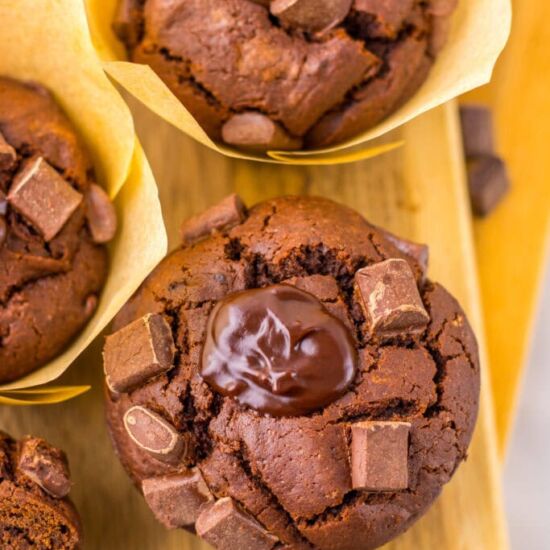 Viral Olympic Chocolate Muffins - Recipe photo by The Cookin Chicks
