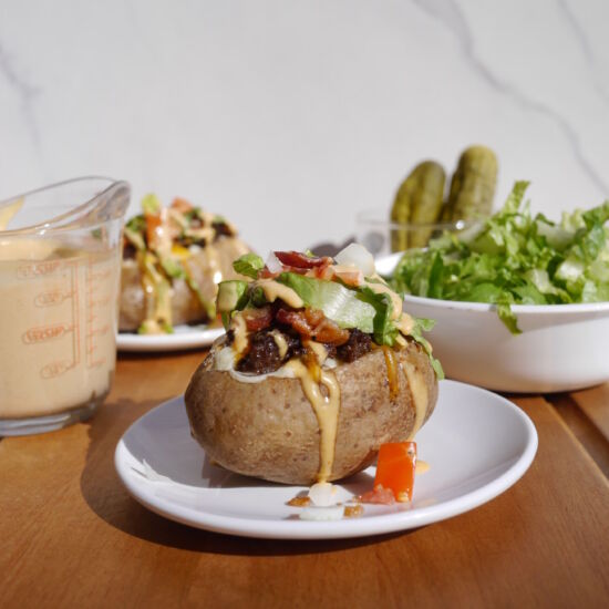 Twice Baked Cheeseburger Potatoes - Recipe photo by This Mom Cooks