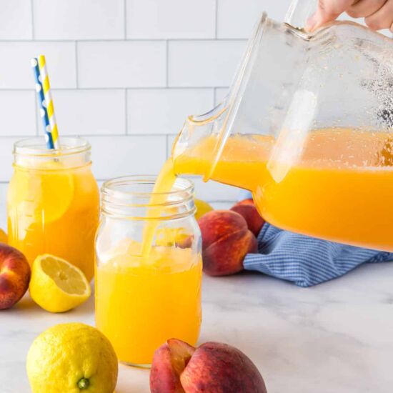 Peach Lemonade - Recipe photo by OnMyKidsPlate