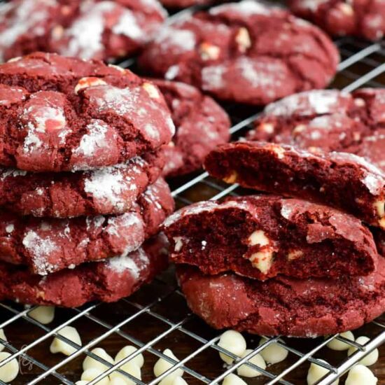 Red Velvet Cream Cheese Cookies - Recipe photo by WillCookForSmiles