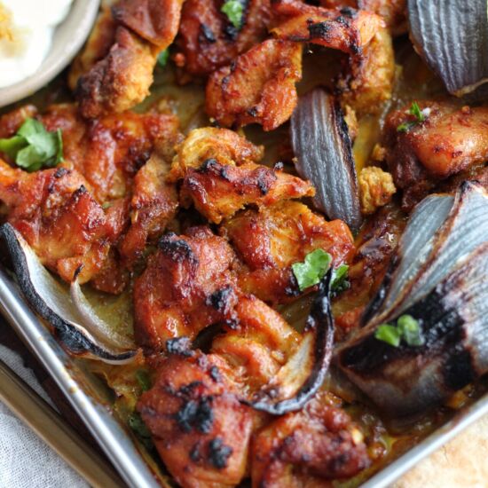Sheet Pan Chicken Shawarma - Recipe photo by Ereese
