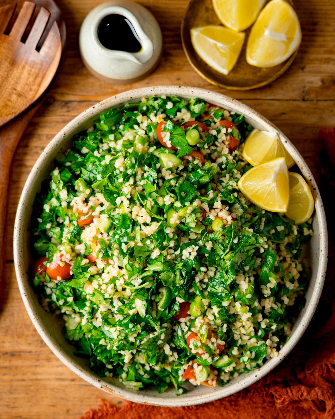 Tabbouleh - Recipe photo by KitchenSanctuary