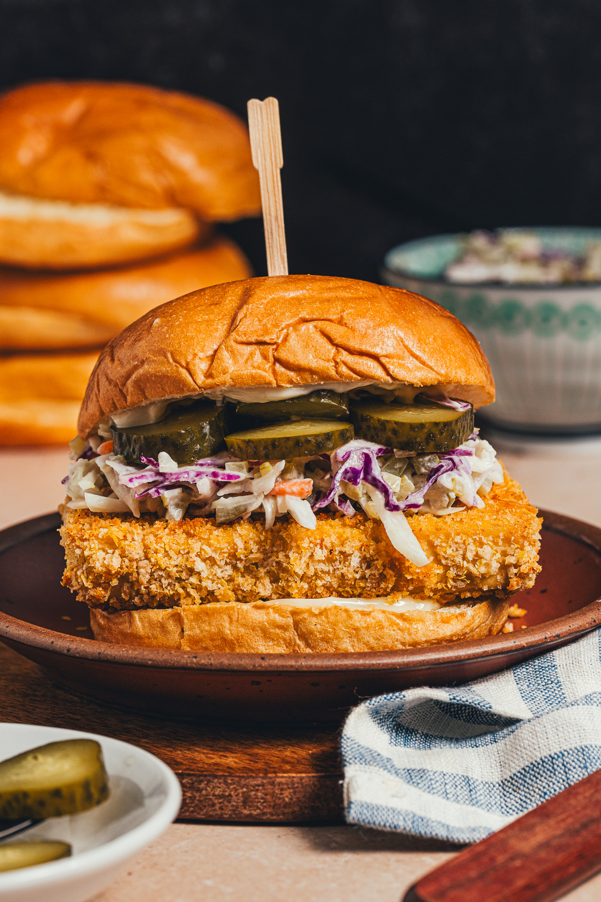 Tofu Cutlet Sandwiches - Recipe photo by sweetmiscellany