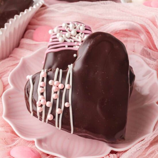 Valentine Brownies - Recipe photo by Tessies Table