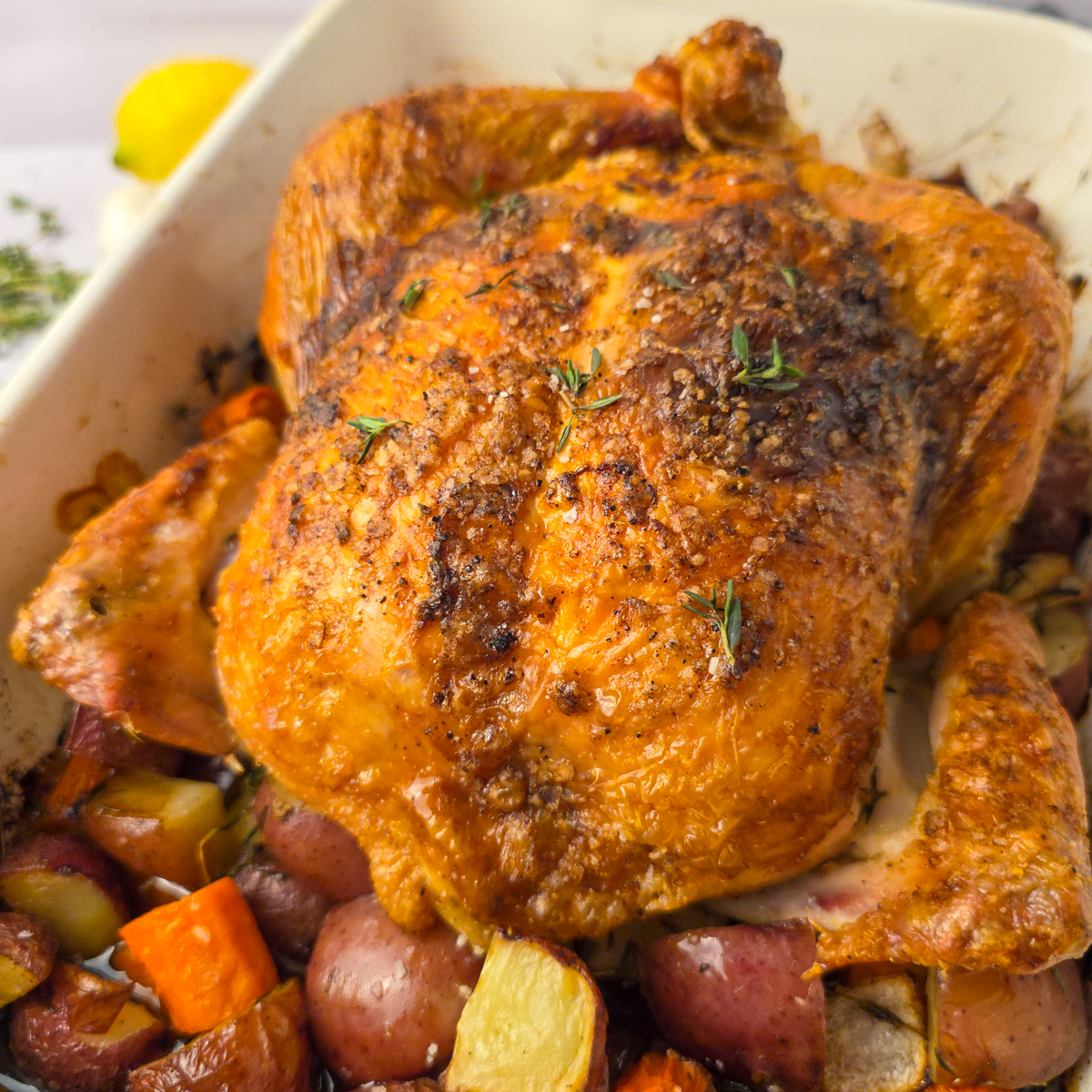 Roasted Chicken with Vegetables - Recipe photo by simply scratch made