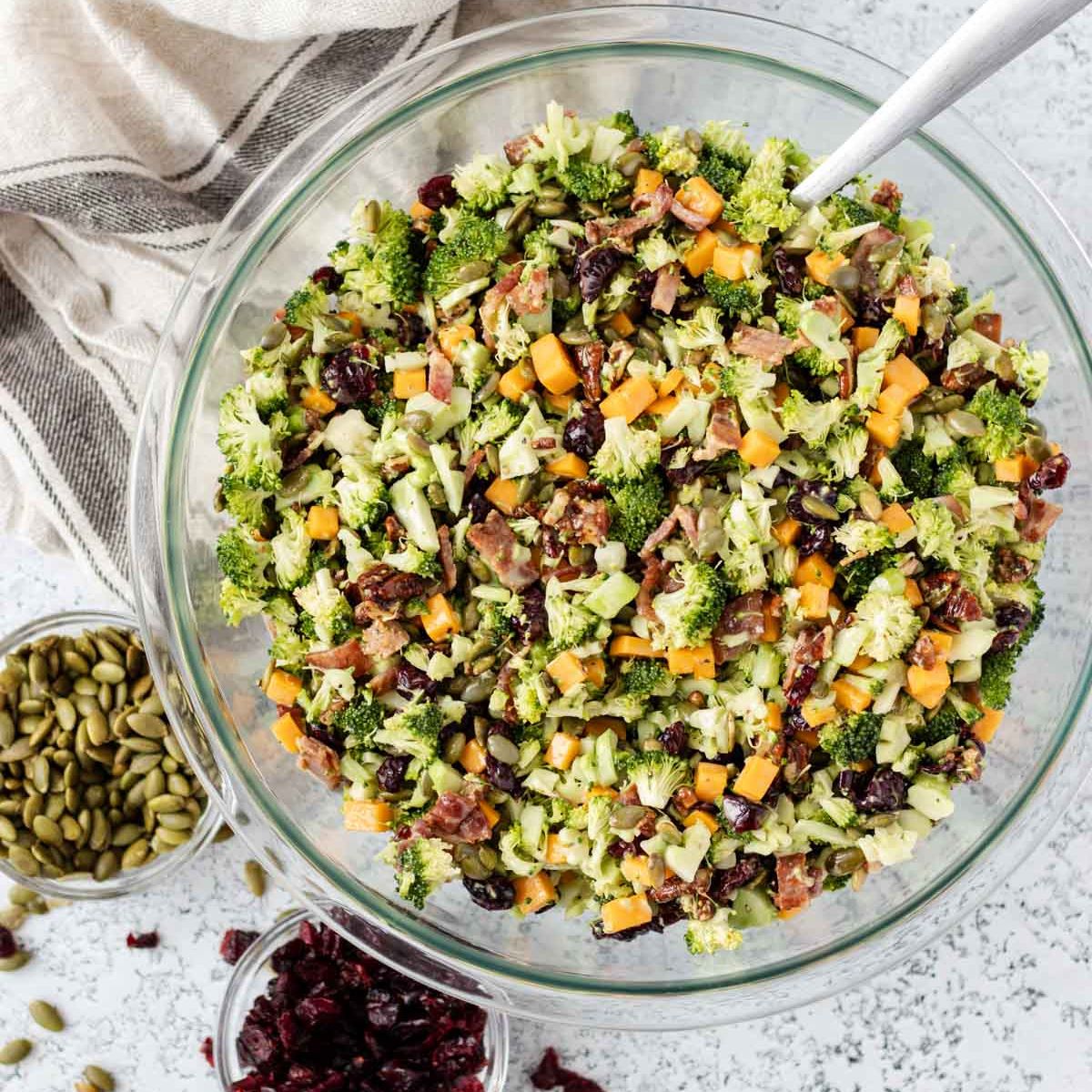 Broccoli Crunch Salad - Recipe photo by whippeditup