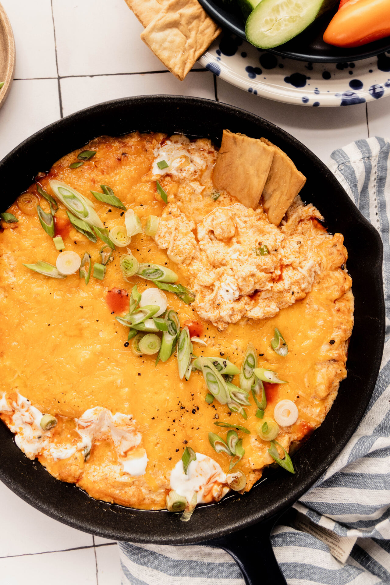 Healthy Buffalo Chicken Dip - Recipe photo by windycitydinnerfairy