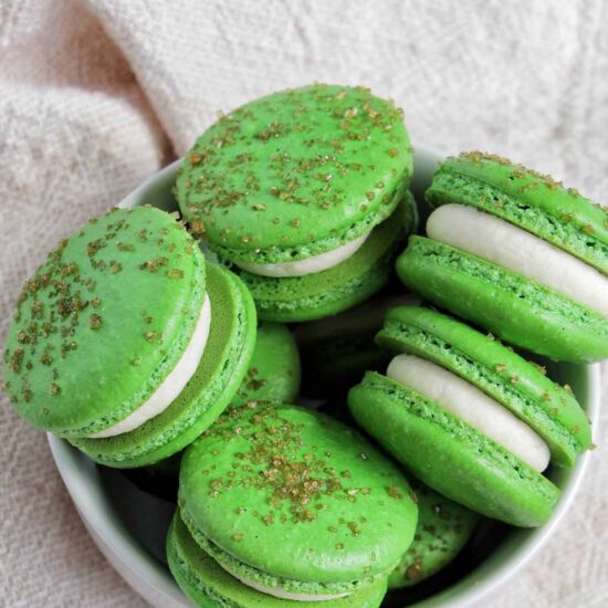 Coconut Lime Macarons - Recipe photo by homebodyeats