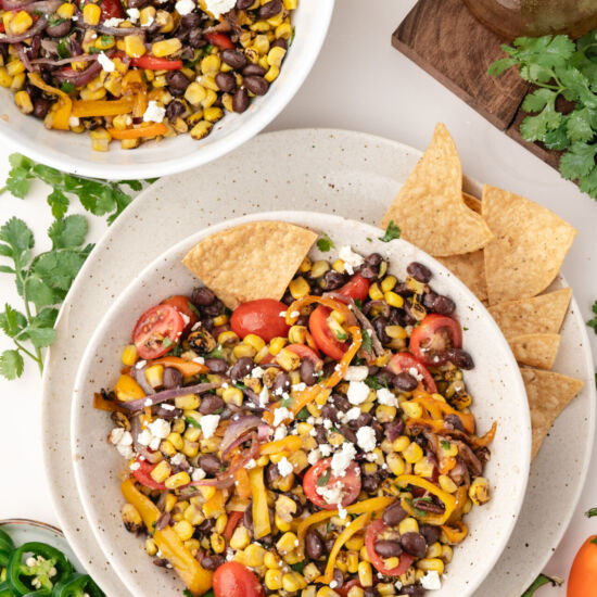 Roasted Corn and Black Bean Salad - Recipe photo by mealstreetkitchen