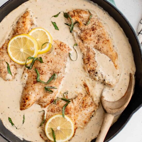 Creamy Lemon Chicken - Recipe photo by TheSaltyMarshmallow