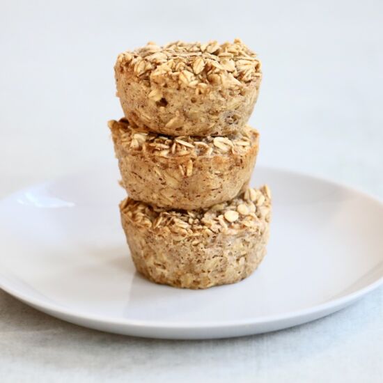 Healthy Baked Oatmeal Cups - Recipe photo by chefv