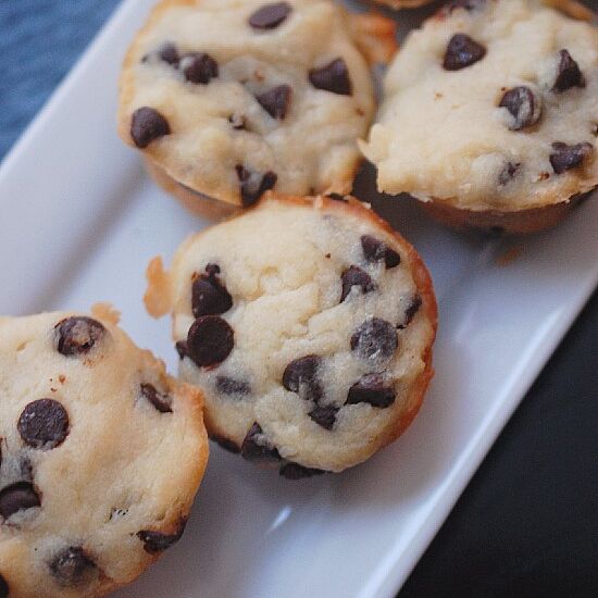Chocolate Chip Mini Muffins - Recipe photo by evabakes