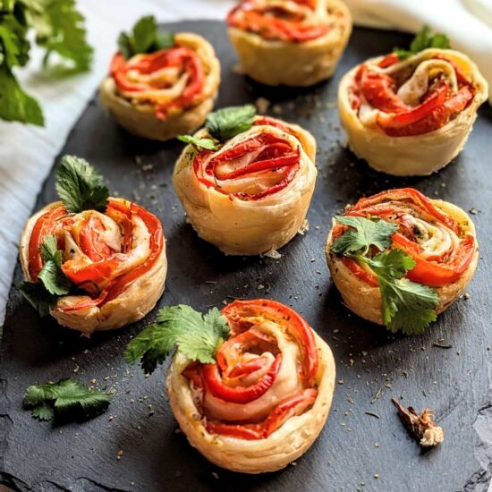 Puff Pastry Tomato Roses - Recipe photo by Dishing Out Plants