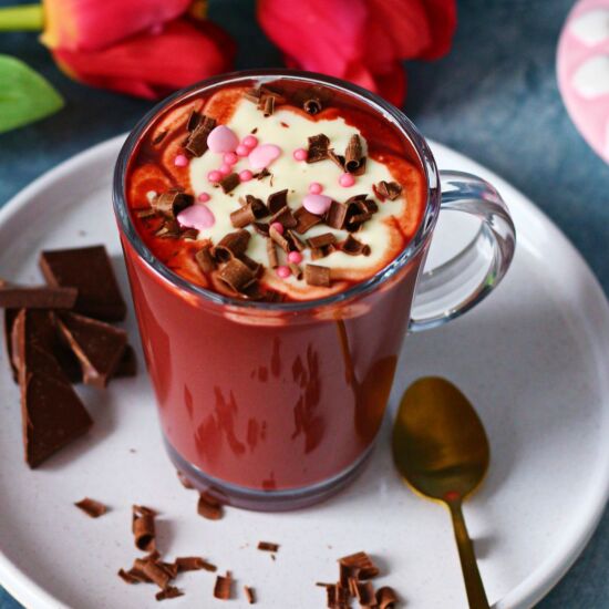 Red Velvet Hot Chocolate - Recipe photo by chilitochoc