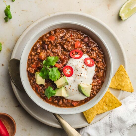 Vegan Chili Sin Carne - Recipe photo by veggiejam